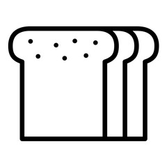 Vector Design Toast Icon Style