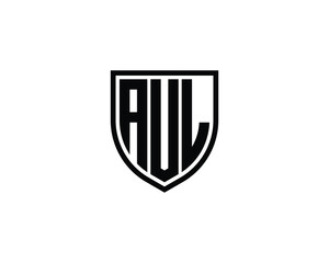 AUL Logo design vector template