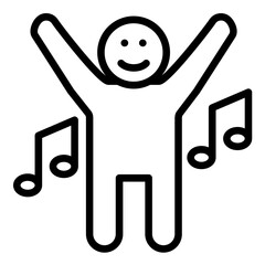 Vector Design Glee Icon Style