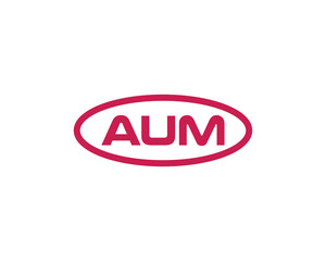 AUM logo design vector template