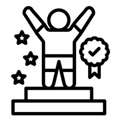 Vector Design Success Icon Style