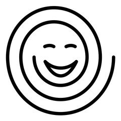 Vector Design Blissful Twirl Icon Style