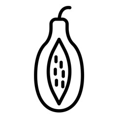 Vector Design Papaya Icon Style