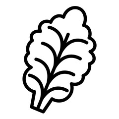 Vector Design Lettuce Icon Style