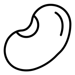 Vector Design Pinto Bean Icon Style