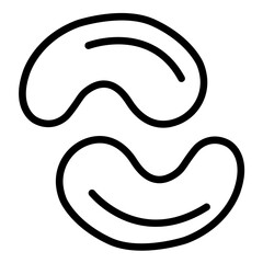 Vector Design Cashew Icon Style
