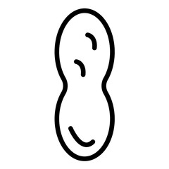 Vector Design Peanut Icon Style