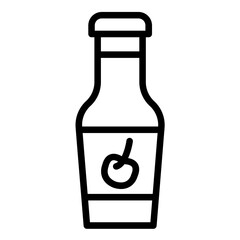 Vector Design Fruit Sauce Icon Style