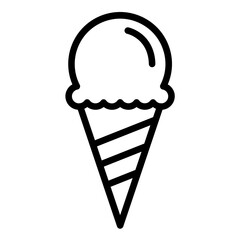 Vector Design Cake Cone Icon Style