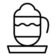 Vector Design Mocha Mingle Icon Style