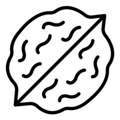 Vector Design Walnut Whirl Icon Style