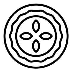 Vector Design Quiche Quest Icon Style