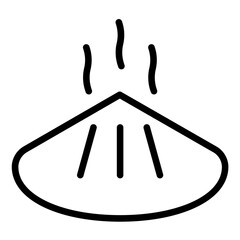 Vector Design Dumpling Drift Icon Style