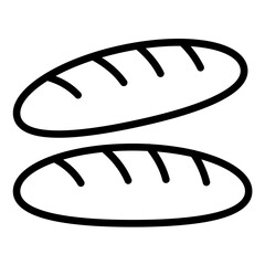 Vector Design Baguette Ballet Icon Style