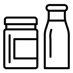 Vector Design Buttermilk Ballet Icon Style
