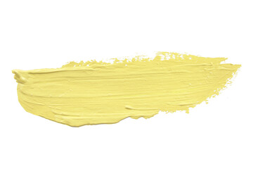 Textured brush strokes isolated on white background