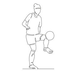 female football player