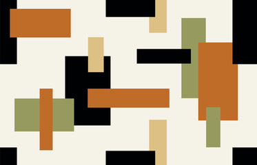 Seamless abstract geometric pattern. Vector Illustration