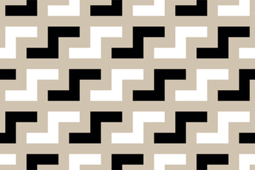 Seamless abstract geometric pattern. Vector Illustration