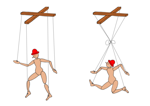 マリオネットのイラスト