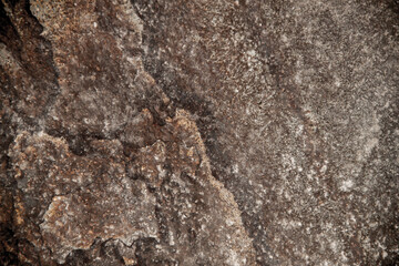 Texture of natural brown stone. Geodesy rocky texture