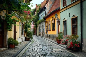 Cobblestone Alley in Old Town