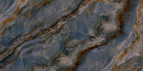 Polished onyx marble with high-resolution, aqua tone emperador marble, natural breccia stone agate...