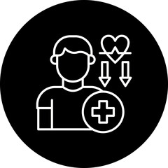 Sick patient Icon