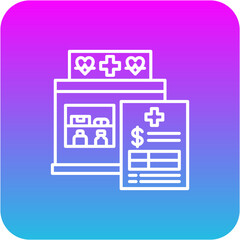 Pharmacy invoice Icon