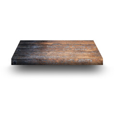 An unique concept of isolated wooden big shelf on plain background , very suitable to use in mostly...