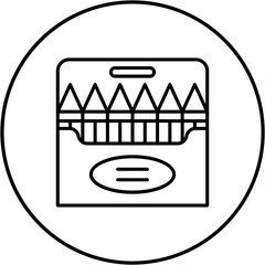 Pencil color Icon