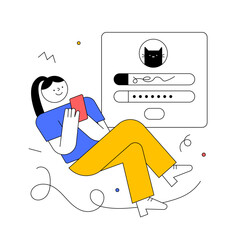 Social Account Illustration