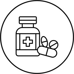 Obraz premium Drugs Icon