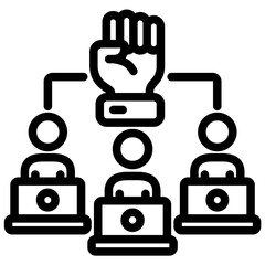 Fototapeta premium Empowerment Icon