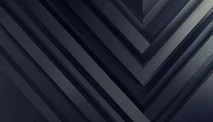Obraz premium Black dark navy dark silver abstract pattern background. many Geometric shape. Line triangle