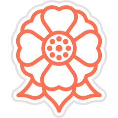 Flower Vector Icon Design Illustration