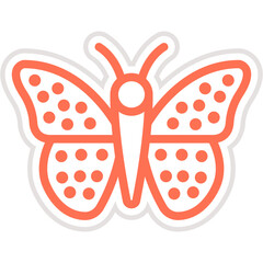 Butterfly Vector Icon Design Illustration