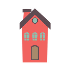 House flat illustration
