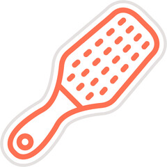 Hair brush Vector Icon Design Illustration