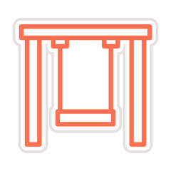Playground Vector Icon Design Illustration