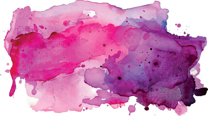 watercolor background pink paint splashes