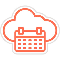 Calendar Vector Icon Design Illustration