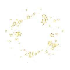 Twinkle stars scattered around randomly, flying,