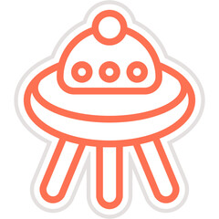 Ufo Vector Icon Design Illustration