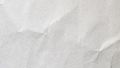 Crumpled white paper texture background