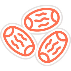 Dates Vector Icon Design Illustration