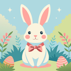 easter bunny illustration