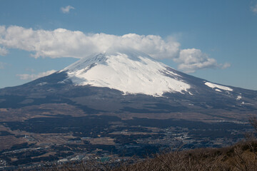 Fototapeta premium 晴天の富士山