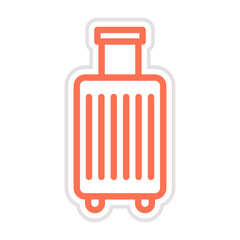 Suitcase Vector Icon Design Illustration