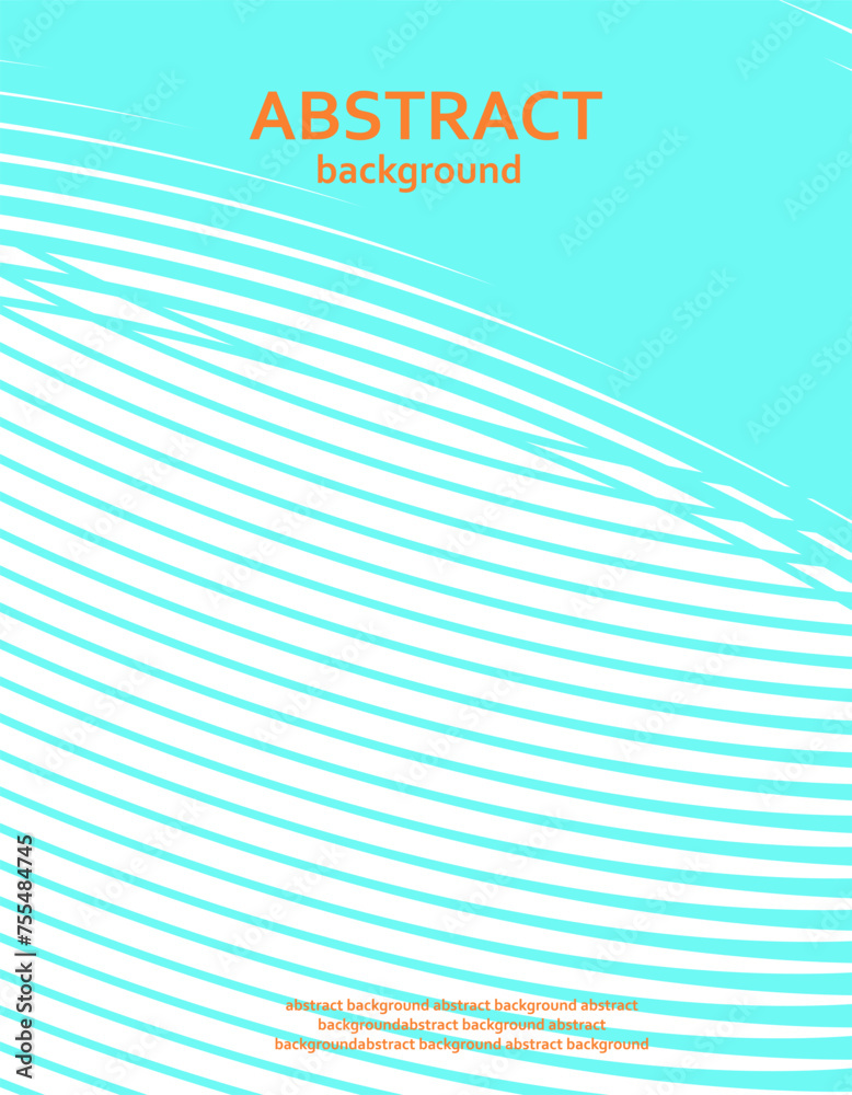 Poster abstract background. blue backdrop and white lines, copy space for text. vertical banner. element wi